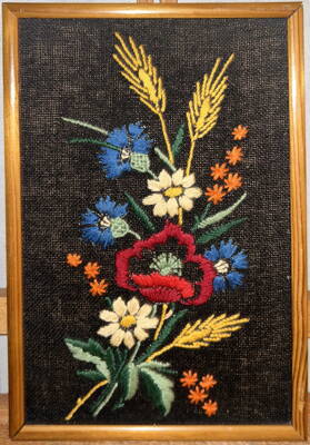 KVÍTÍ - FRANCOUZSKÝ GOBELÍN - NEZNÁMÝ AUTOR