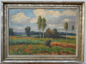 BŘEZOVÝ HÁJEČEK S MAKOVÝM POLEM - BINO JOSEF