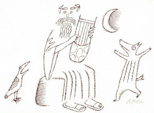 HRA NA HARFU PŘI MĚSÍČKU - BORN ADOLF