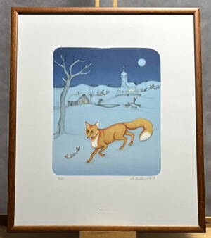 LIŠKA NA SNĚHU - HÜTTNEROVÁ IVA