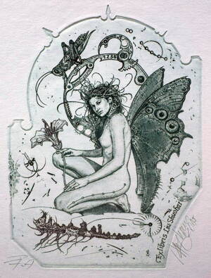 AKT - DÍVKA S MOTÝLEM - HUJBER GÜNTER