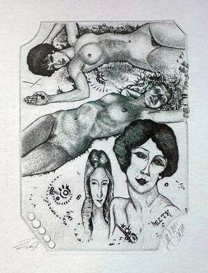 AKT HOMMAGE - POCTA MODIGLIANI - HUJBER GÜNTER