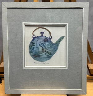 MALOVANÁ ČAJOVÁ KONVICE - LESAŘOVÁ ROUBÍČKOVÁ MICHAELA