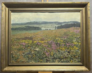 KVETOUCÍ LOUKA S VŘESEM - PANUŠKA JAROSLAV