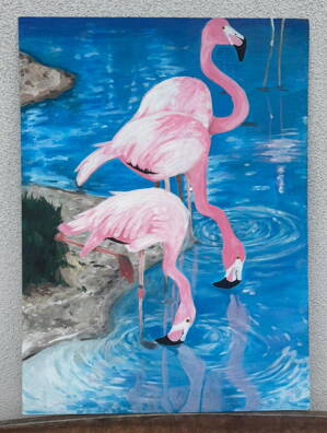 PLAMEŇÁCI - RŮŽOVÉ ZRCADLENÍ - NEZNÁMÝ AUTOR