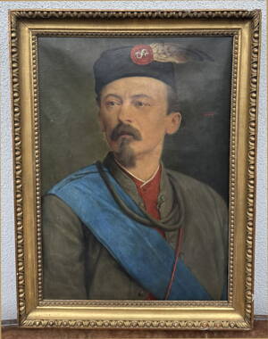 PORTRÉT MIROSLAVA TYRŠE ZAKLADATELE SOKOLA - NEZNÁMÝ AUTOR