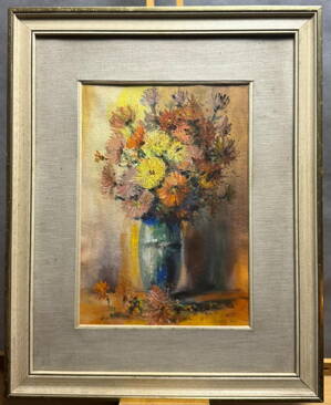 BOHATÁ KYTICE V MODRÉ VÁZE - RABIŇÁK