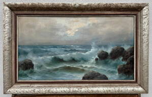 MOŘE - VLNY U SKALISEK - ŠOUREK FRANTIŠEK