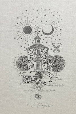 PRAHA VYŠEHRAD ROTUNDA SV. MARTINA - ŠVENGSBÍR JIŘÍ