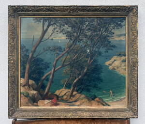 KOUPÁNÍ V MOŘI U SKAL - TAVÍK FRANTIŠEK ŠIMON