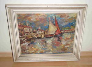 IMPRESIONISMUS PŘÍSTAV "PORT D´POINT" FRANCIE - DUBIEL JOSEF VON LERACH