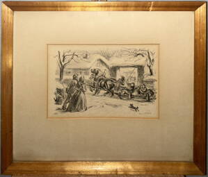 KOŇSKÝ POVOZ NA NÁVSI - KOTRBA EMIL