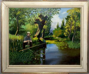 RYBÁŘ S RYBOU - SIGNOVÁN