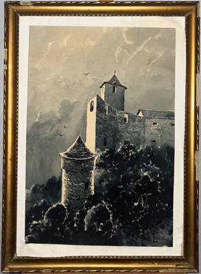 DALIBORKA S ČERNOU VĚŽÍ NA PRAŽSKÉM HRADĚ - LAMAČ ANTONÍN