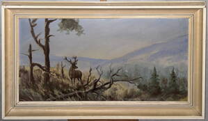 JELEN NA PASECE - NEZNÁMÝ AUTOR