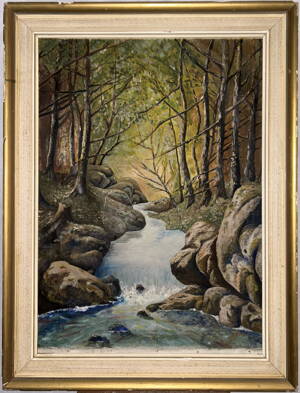 POTOK V LESE - NEZNÁMÝ AUTOR