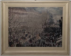 BOULEVARD V PAŘÍŽI - REPRODUKCE - MONET CLAUDE OSCAR