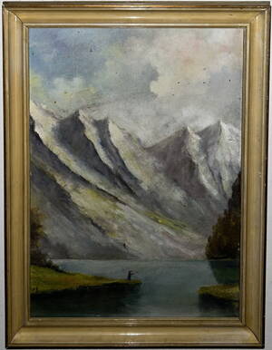 JEZERO POD HORAMI - NEZNÁMÝ AUTOR