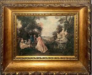 TANEC U FONTÁNY - LANCRET NICOLAS - REPRODUKCE