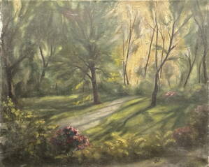 PROSLUNĚNÁ CESTA PARKEM S RODODENDRONY - SIGNOVÁN