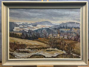 PRVNÍ SNÍH V KRAJINĚ - NEZNÁMÝ AUTOR