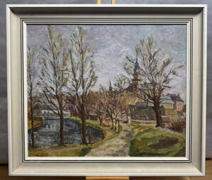 ŘEKA VE MĚSTĚ - NEZNÁMÝ AUTOR