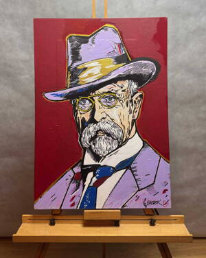 TGM TOMÁŠ GARRIGUE MASARYK - OBOUSTRANNÝ - SAUDEK PATRIK