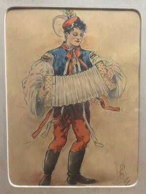 HARMONIKÁŘKA V KROJI - ŠTIKA JAROSLAV