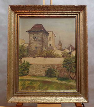 VODŇANY - JIŽNÍ PARKÁN S BAŠTOU - SIGNOVÁN VODŇANY - JIŽNÍ PARKÁN S BAŠTOU - SIGNOVÁN